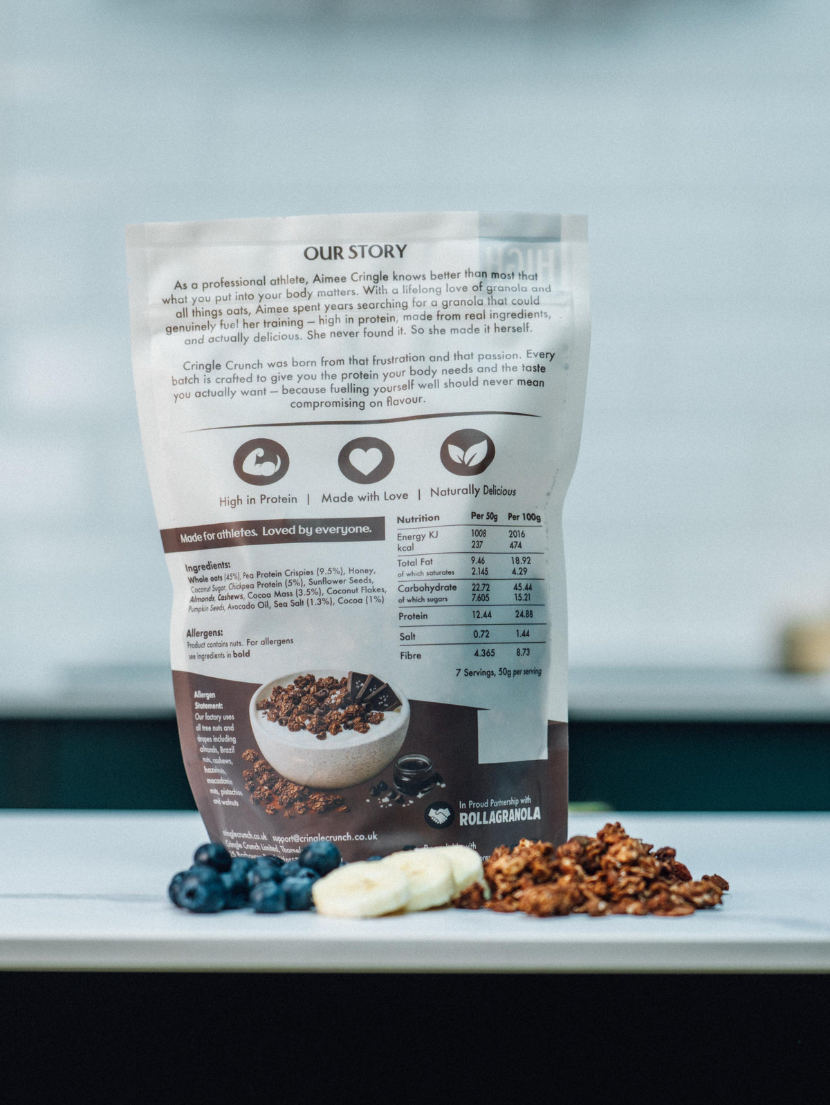 Dark Chocolate & Sea Salt Granola 350g